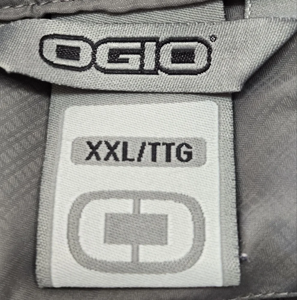 OGIO Pullover Gray Half Zip Lightweight Windbreaker Jacket Size XXL